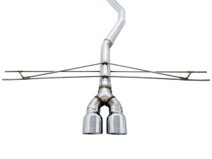 Honda Civic Si Performance Exhaust - AWE Tuning - Cat Back Track Edition - Chrome Silver - `16-`27